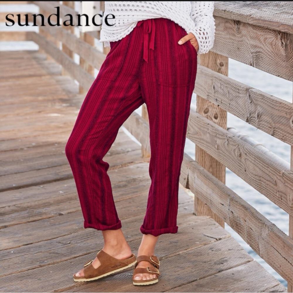 NWT Sundance Shobu Striped Pants - Picture 2 of 13
